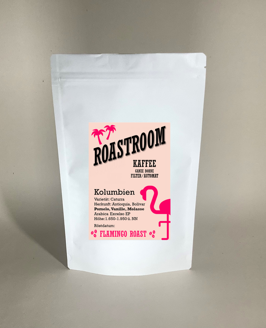 KAFFEE -Flamingo Roast- Kolumbien/ Orange,Winey